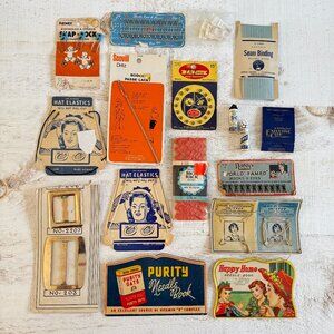 Vintage Lot of Sewing Notions and Accessories - Vintage Craft Supplies